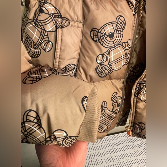 BURBERRY Thomas Bear Puffer Jacket Size 14y - Picture 13 of 14